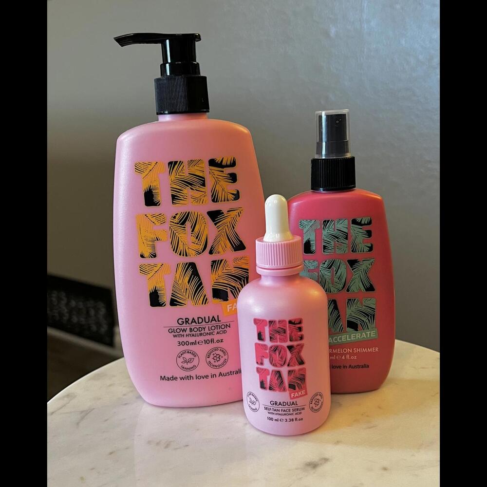 THE FOXTAN Gradual Glow Body Lotion & Serum Set